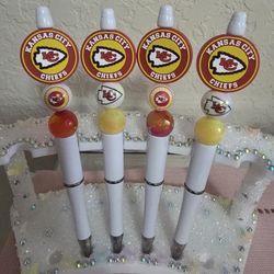 Kansas City Chiefs Beaded Pens Football 