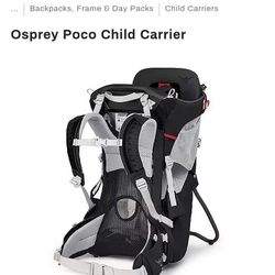 Osprey Poco Back Pack Baby Carrier 375 New IN Store