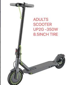 Wholesale Available UP2G Roinside Electric Scooter - 8.5"Solid Tires, 350W Motor, Up to 19 Long-Range Portable Commuting Scooter for Adults