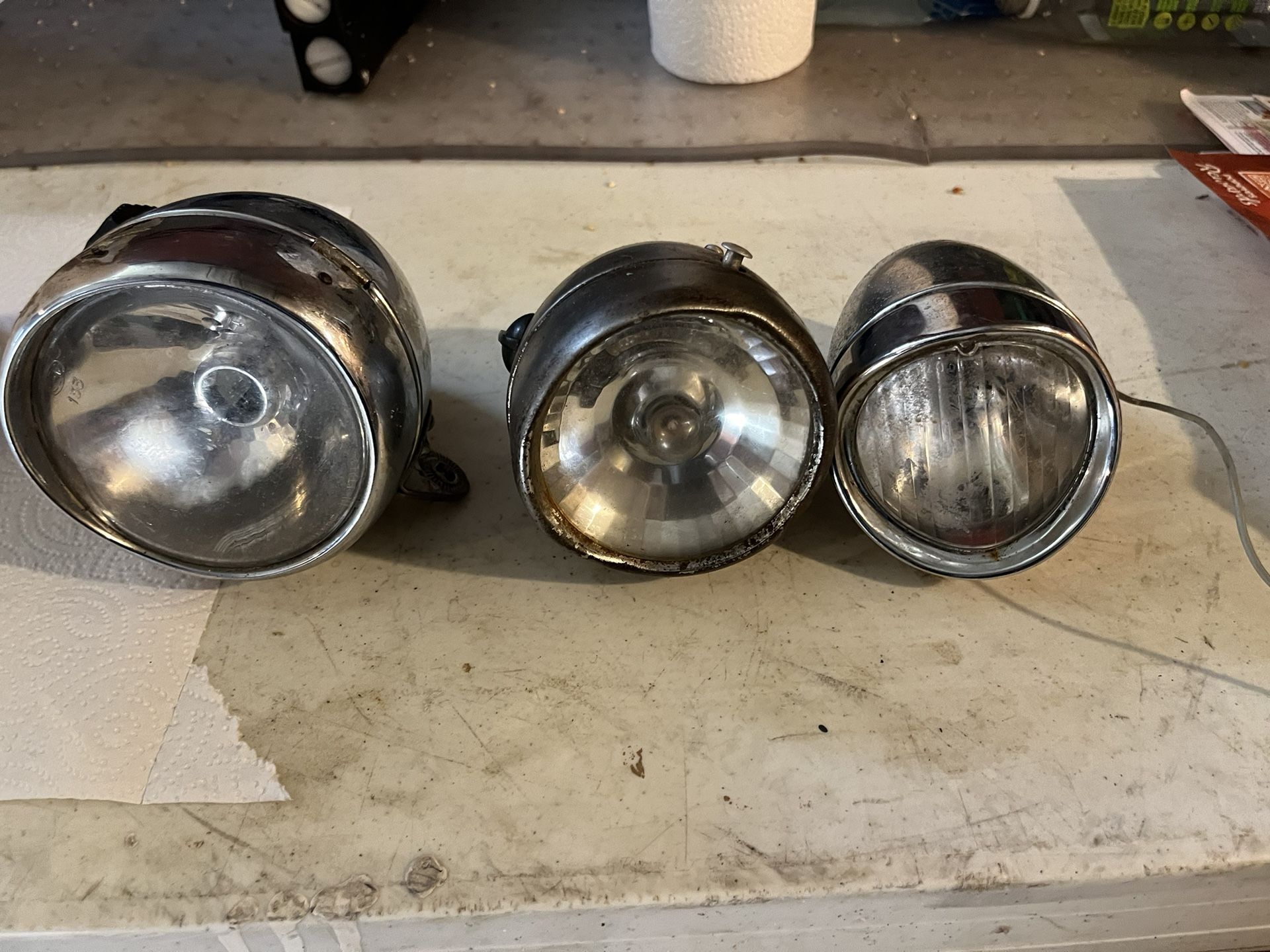 Vintage Bike Headlights