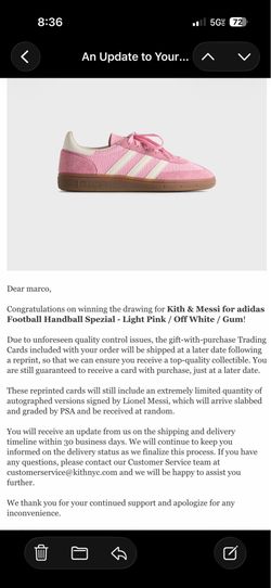 Kith x Messi shoes