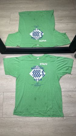 Vintage 1980s Ford Long Beach Marathon Staff Shirt