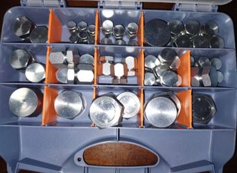 JIC and ORFS 94 pcs Industrial Hydraulic Hose Tube and Pipe Fitting Kit Cap and Plug Kits