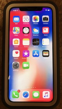 iPhone X 256 GB Silver xfinity mobile Carrier