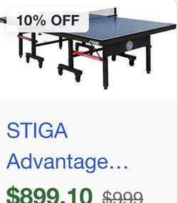 Tennis table
