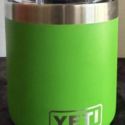 YETI Rambler 10 oz Stackable Lowball 2.0 MagSlider Lid Canopy Green