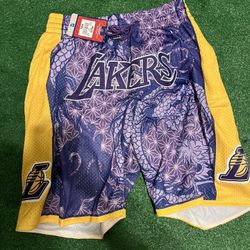 Los Angeles Lakers Mamba Purple Game Shorts