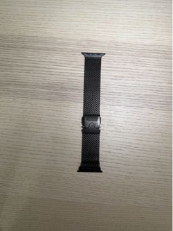 Apple Watch Ultra 3 black titanium Milanese loop band strap