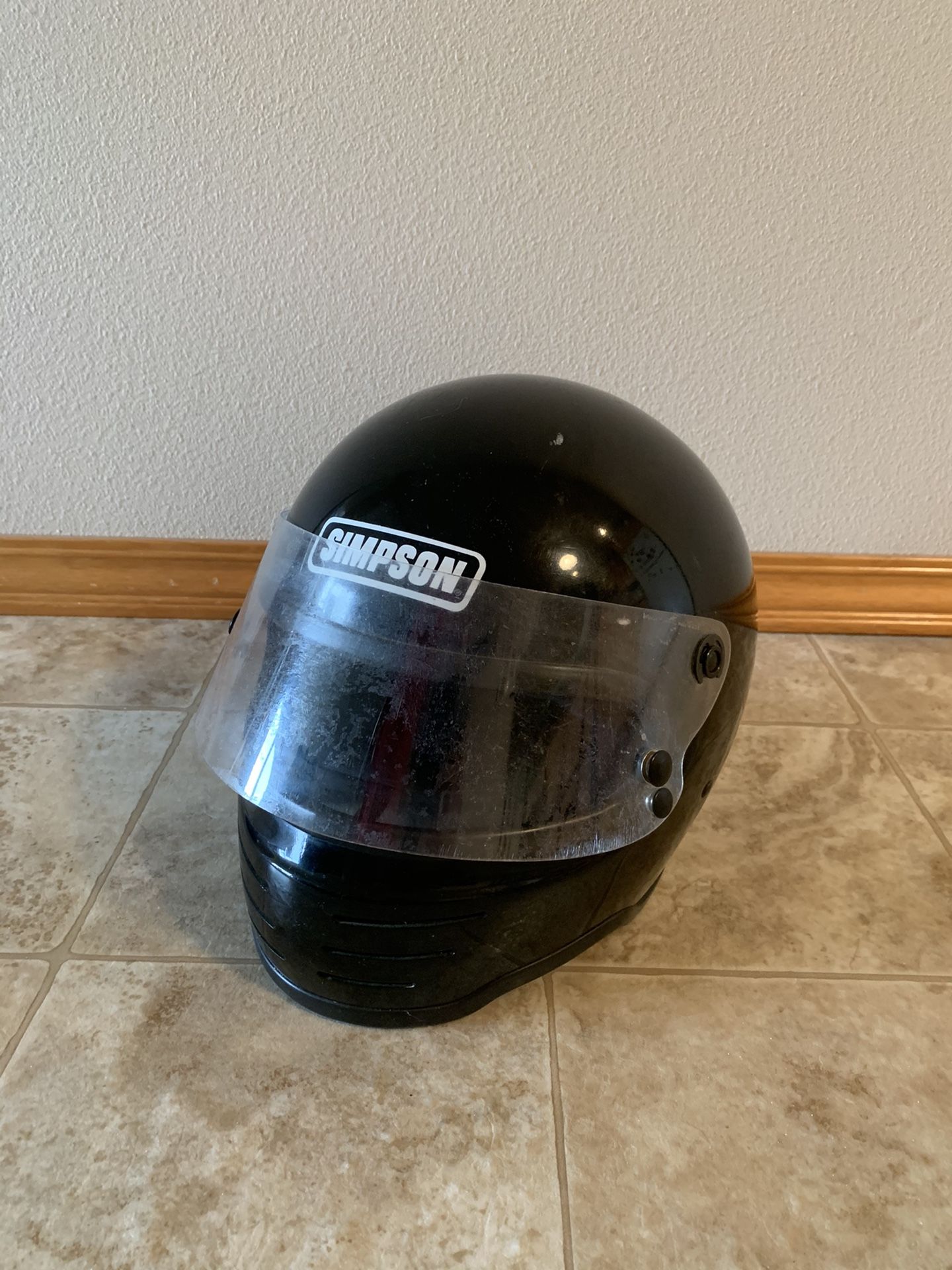 Simpson motorcycle helmet