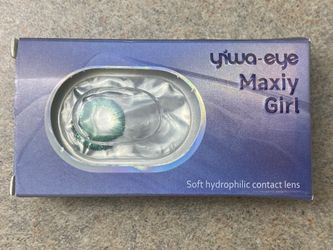 Hydrophilic Contact Lens Pair Blue 
