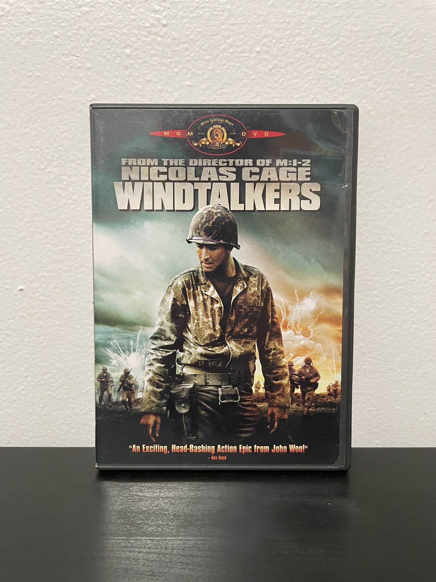 Windtalkers DVD Nicolas Cage John Woo WW2 War Navajo Christian Slater 2002