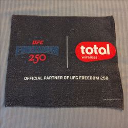 UFC Freedom 250 Total Wireless Microfiber Towel Limited Edition Collectors Item White House