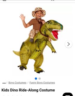 Dinosaur blow up holloween costume