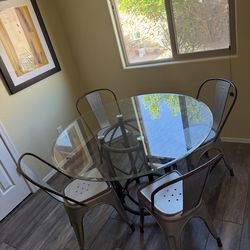 Table and chairs