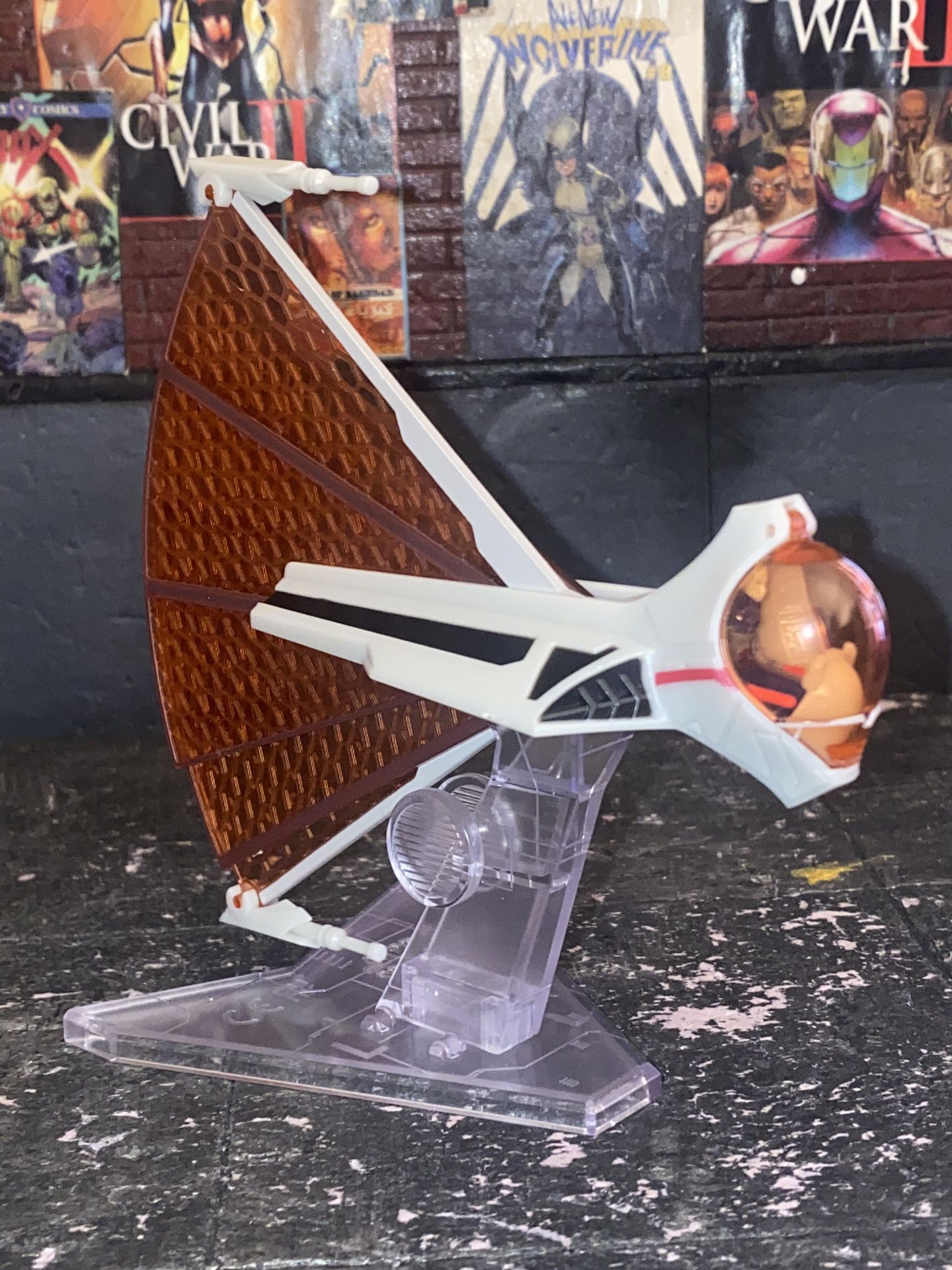 Star Wars Micro Galaxy Squadron 0011 Asajj Ventress Ginivex Star Fighter FR SHIP