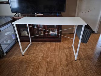 White desk