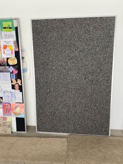 Large Bulletin Board with Aluminum Frame