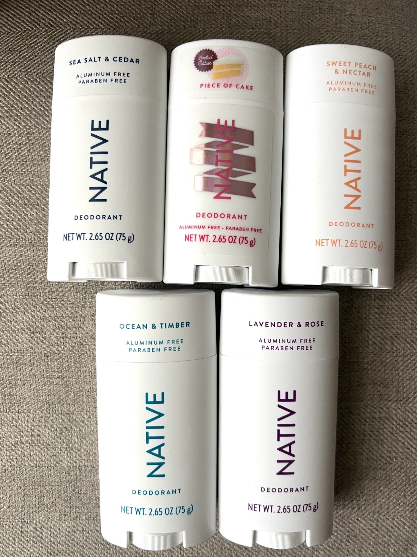 Native Deodorant Bundle Of 5