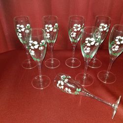 Vintage Perrier Jouet Champagne Glasses