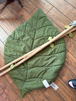 Blissful Diary Oversized Leaf Baby Play Gym & Activity Mat — $25 OBO