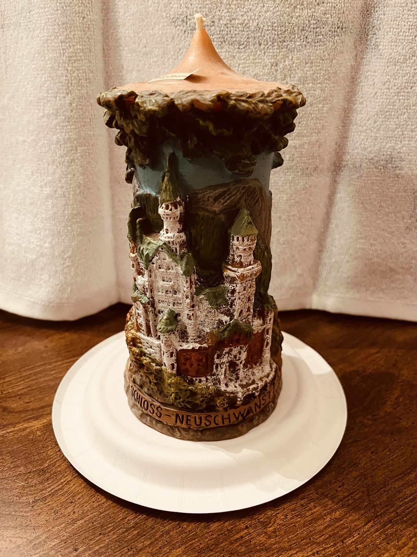 German Candle, 7 1/2” Tall