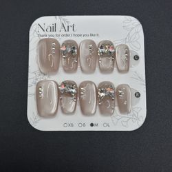 Press On Nails Size M Reusable Handmade