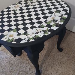 Whimsical Stylish Checker Board Table
