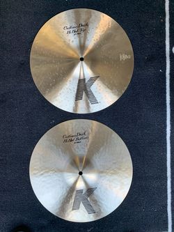 Zildjian K Custom Series 14” Dark Hi Hat Drum Cymbals BRAND NEW Retails for $629