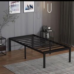 14” Heavy Duty Twin Metal Platform Bed Frame