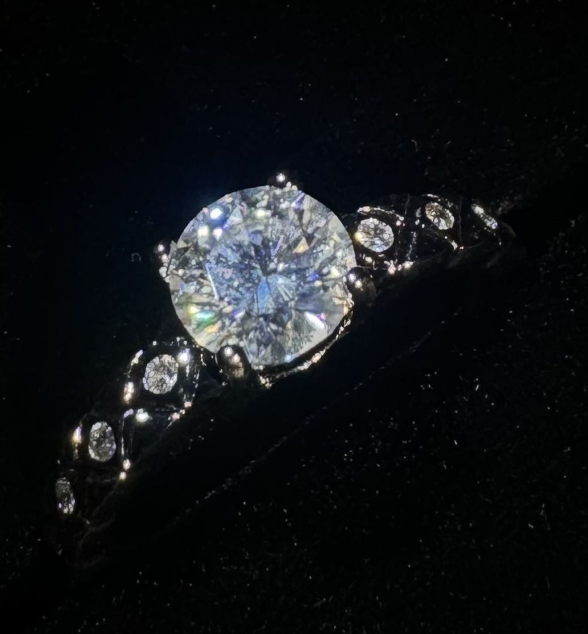 Moissanite Engagement ring