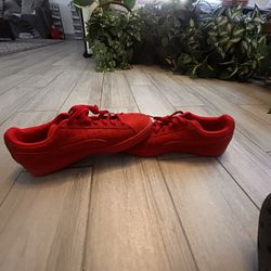 All Red Puma Suede 