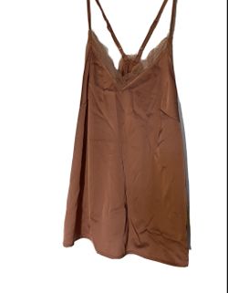 Cosette Lace Copper Scoop shirt Size: Small