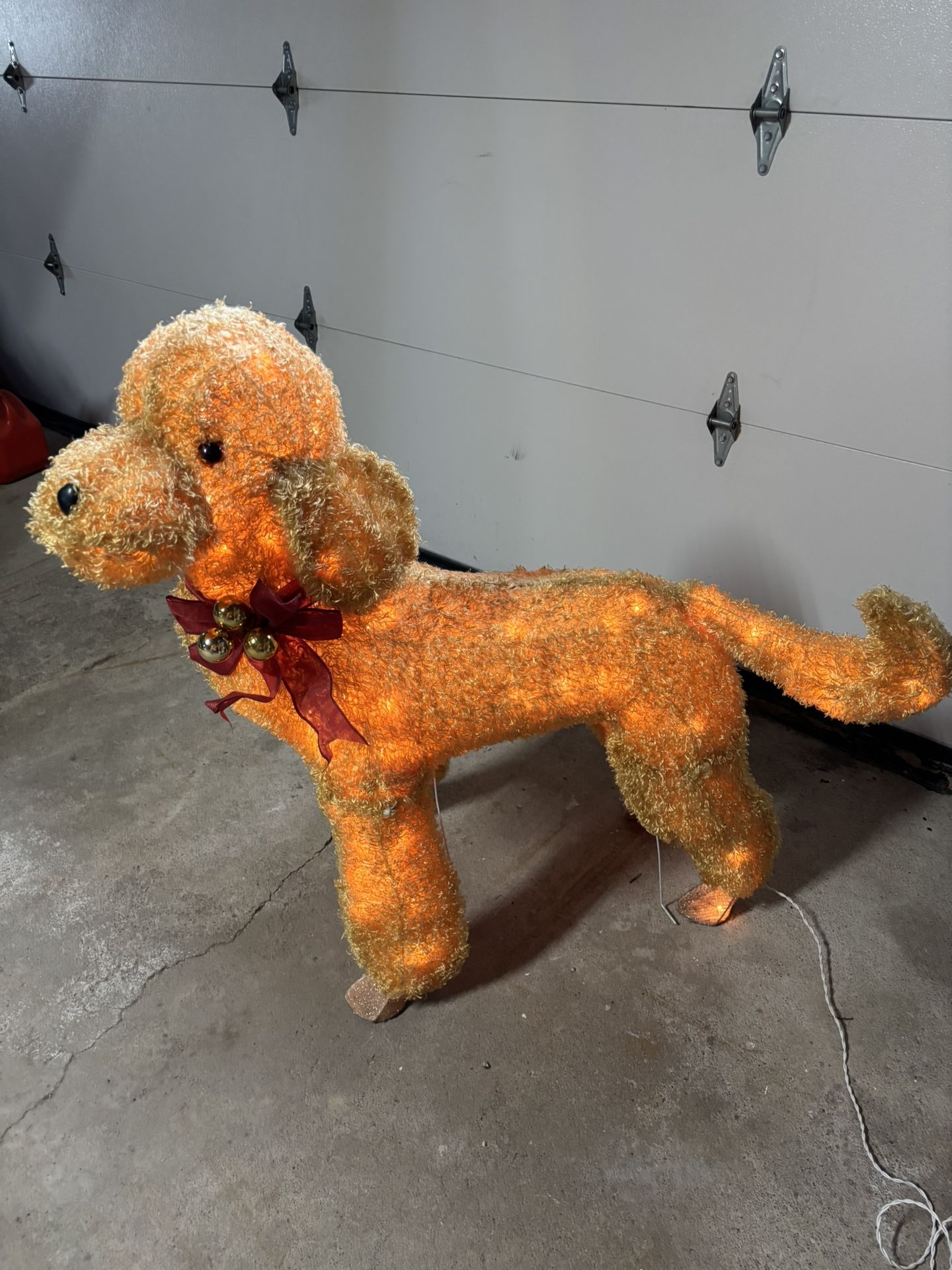 40” Tall X 40” Long Lighted Poodle