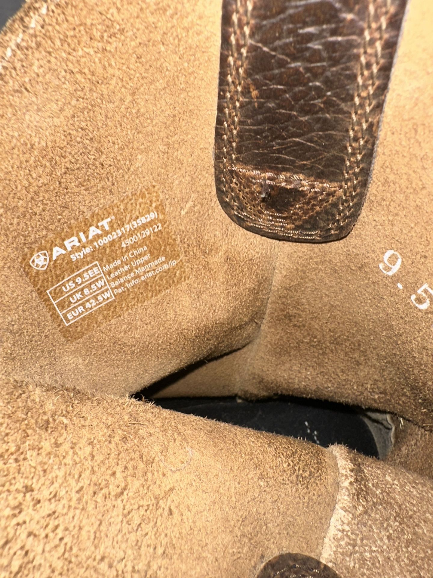 Ariat 35829 Brown Bomber Rambler Square Toe Pull On Ariat Mens