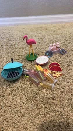 American Girl Doll Backyard BBQ Set