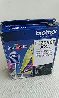 Brother LC209BK XXL Black Ink Cartridge Innobella Genuine.