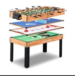 4-in-1 Multi Game Table – Great Condition ⚽🎱♟️🏒
