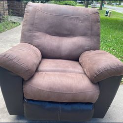 Brown Leather Sofa Recliner 
