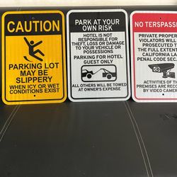 Reflective Aluminum Sign