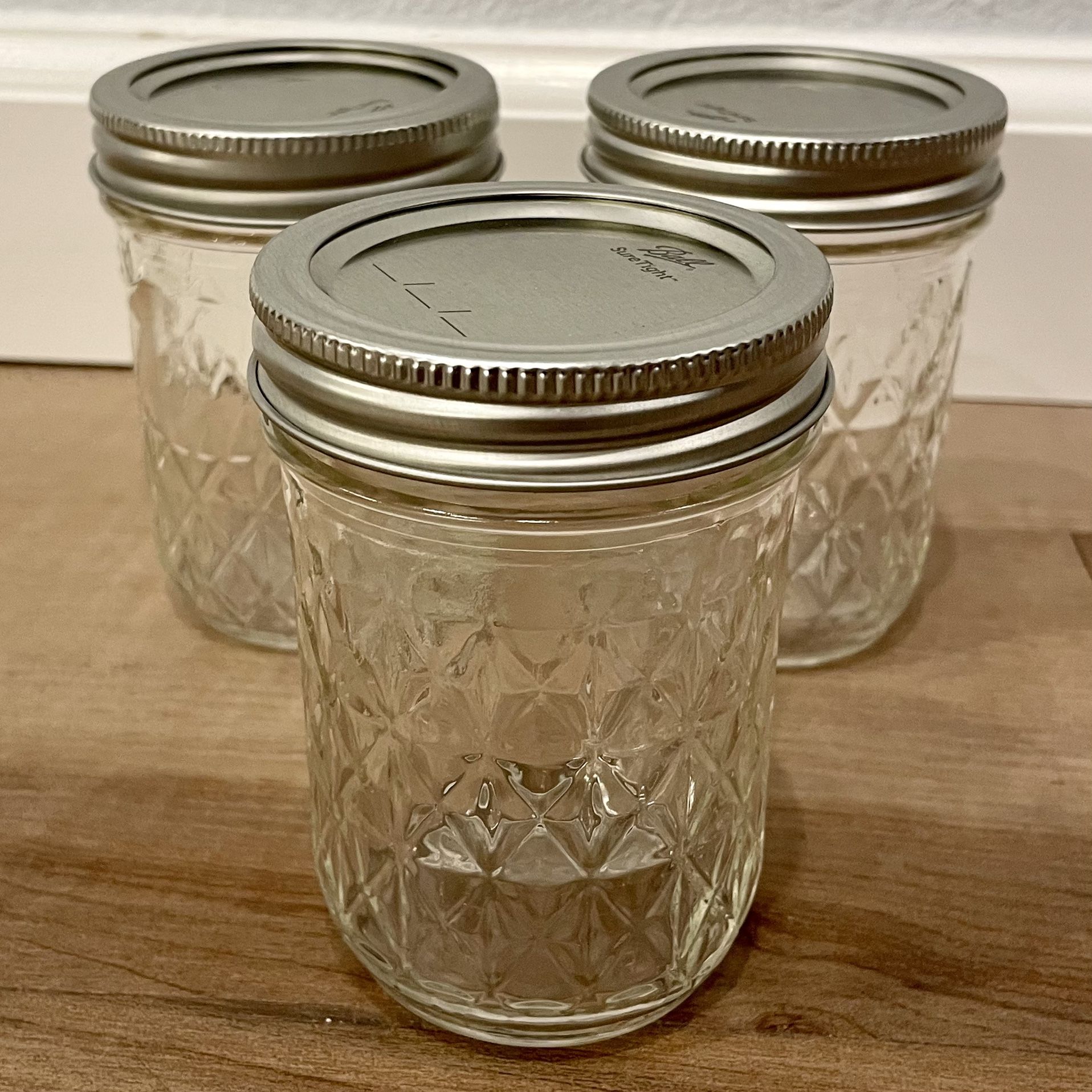 Small Decorative Mason Jar (for wedding decor / can hold tea light) $2.25ea Or 3 for $6