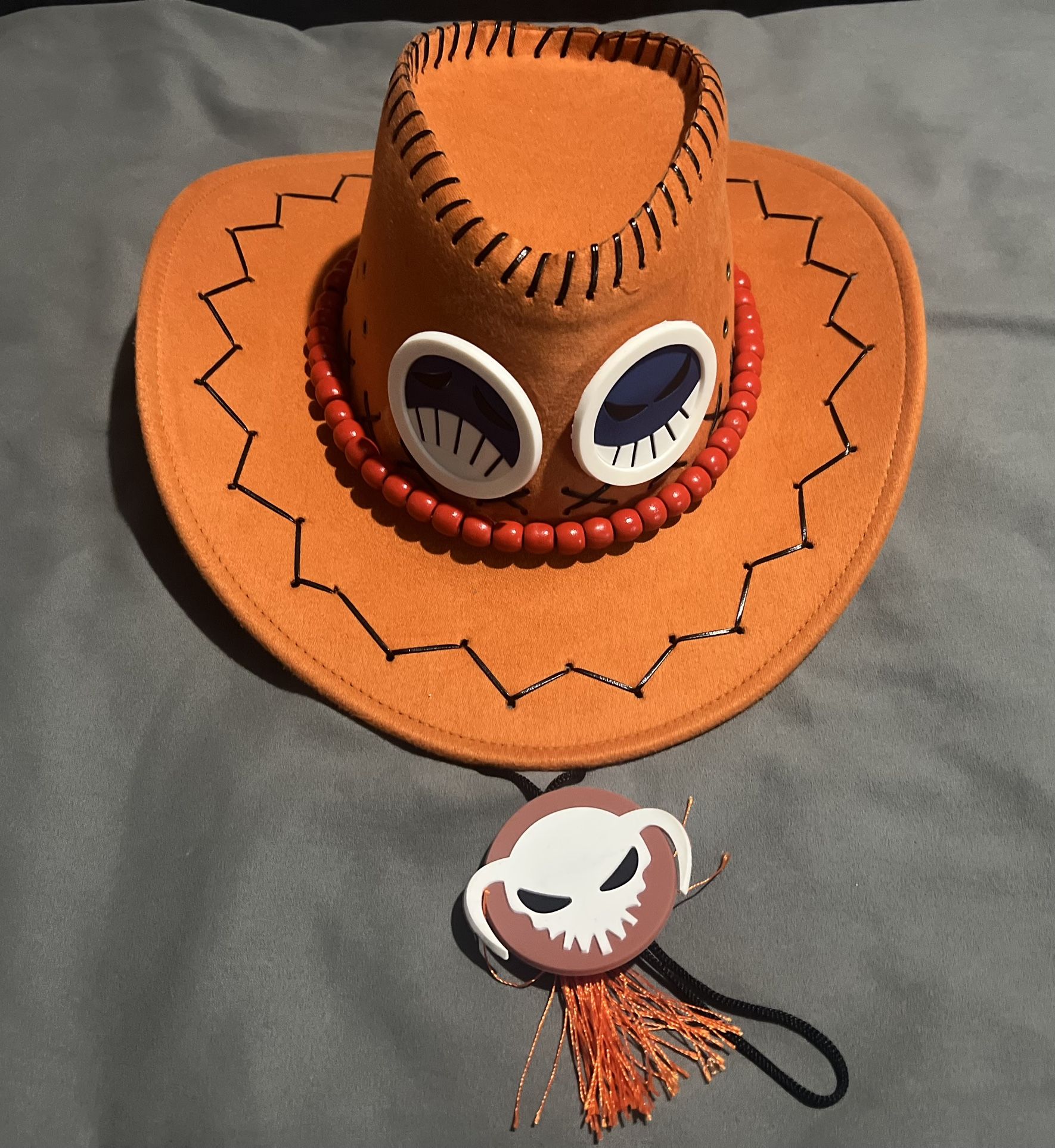 One Piece Anime - Portgas D. Ace Cosplay Hat (New)