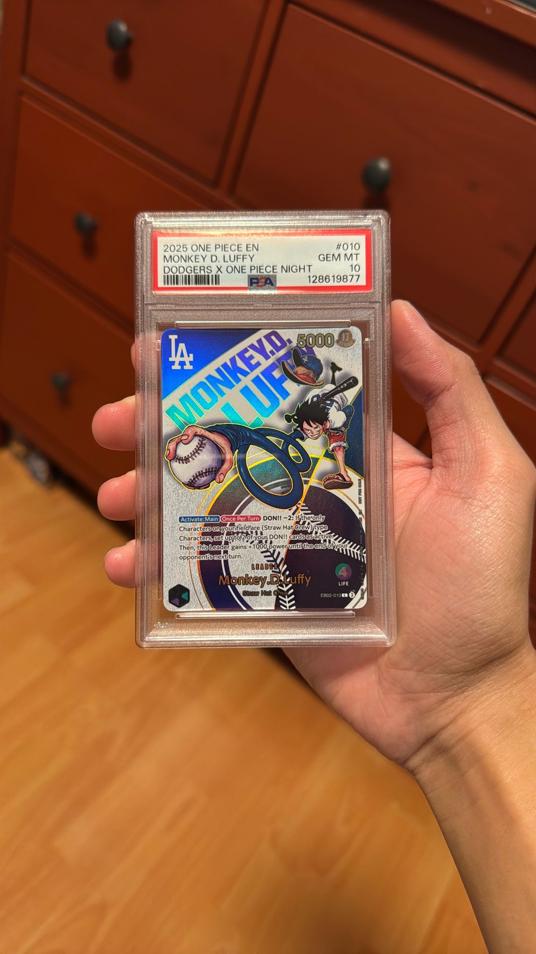 Dodgers Luffy Psa 10