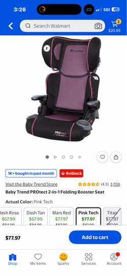 Baby Trend PROtect 2-in-1 Folding Booster Seat