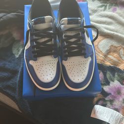 Jordan 1 Retro Low OG, 10 n half blue and white