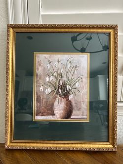 Framed Floral Still Life Print