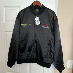 HUF x Goodyear Satin Touring Jacket