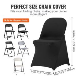Black Folding Chair Covers