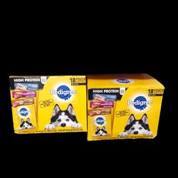 2 Boxes Of Pedigree Wet Dog Food