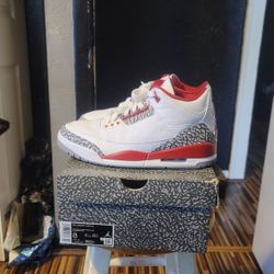 Jordan 3 Cardinal Great Condition Sz 8 $170