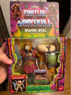Splinter skull figure masters of grey skull tmnt